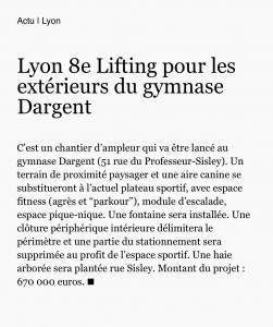 Article du Progrès du 17 octobre 2024