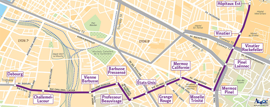 CIL Monplaisir - ligne T6 Monplaisir