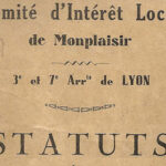CIL Monplaisir - Histoire : Les statuts de l'Association en 1931