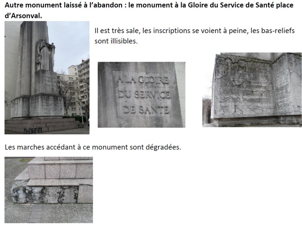 CIL Monplaisir - monuments monplaisir - Stele Place Courtois