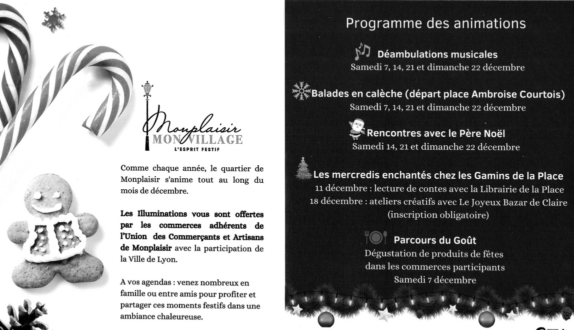 CIL Monplaisir - animations : Comité des Fêtes des commercants du quartier Monplaisir