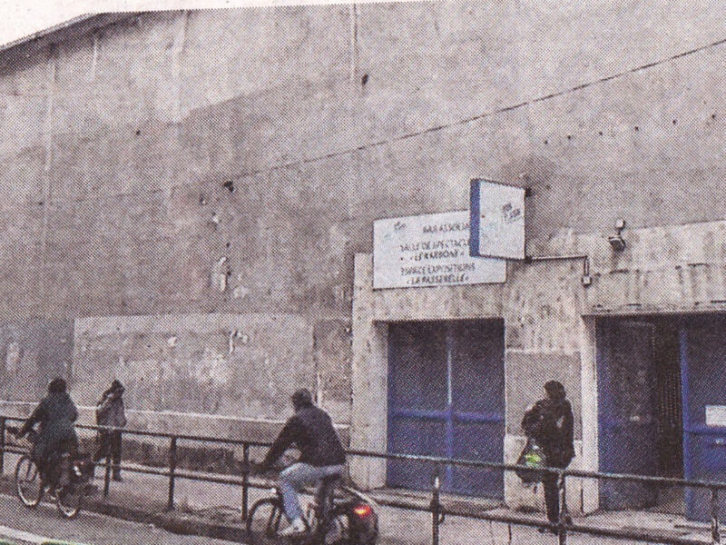 CIL Monplaisir : fresque sur le mur de la MJC