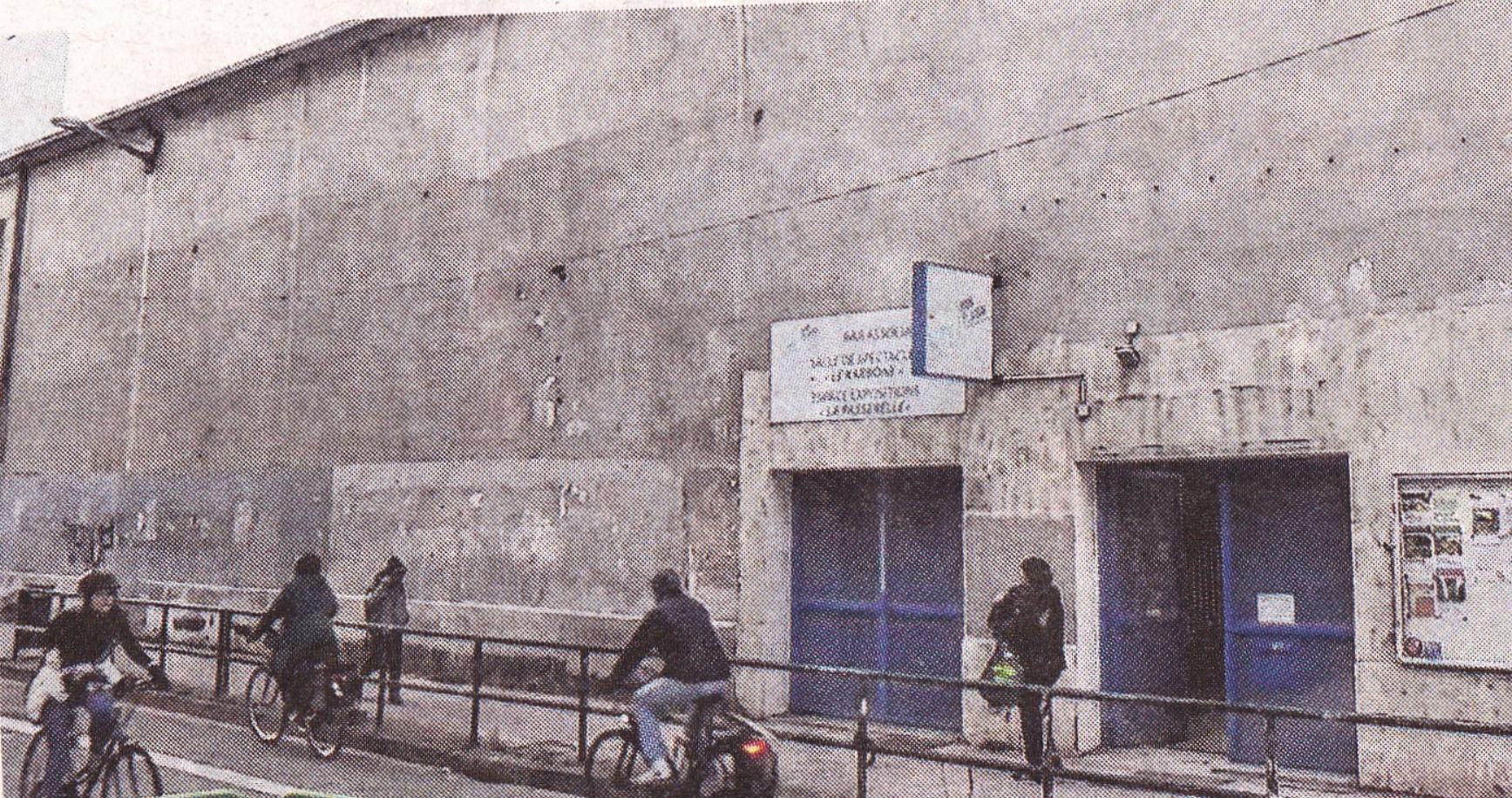 CIL Monplaisir : fresque sur le mur de la MJC