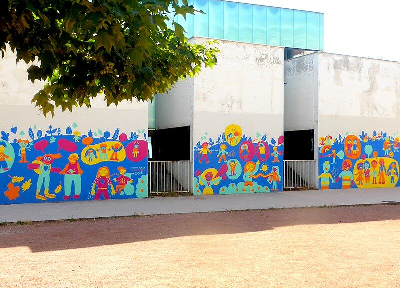 CIL Monplaisir - Fresque à l'Ecole Simone Signoret