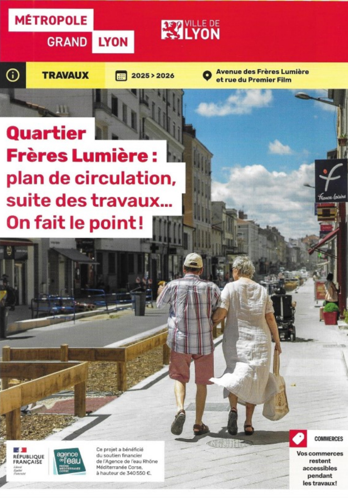 Cil Monplaisir - Plan de Circulation Avenue des Frères Lumiere