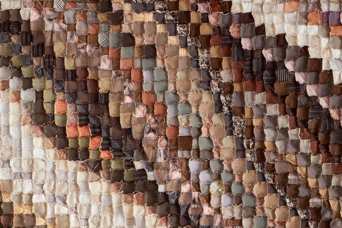 Sabine Cibert Arts Textiles Contemporains - Oeuvres : Saisons - La Peau du Monde (automne 1) - @Philippe Live-Pourcelot