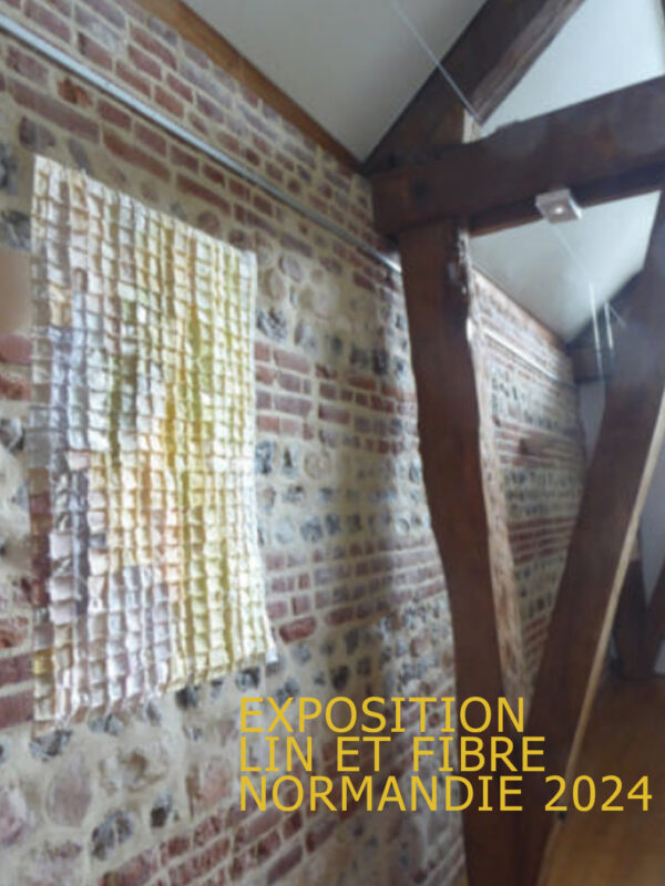 Sabine Cibert - Expositions Festival du lin et de la fibre - juillet 2024 Normandie