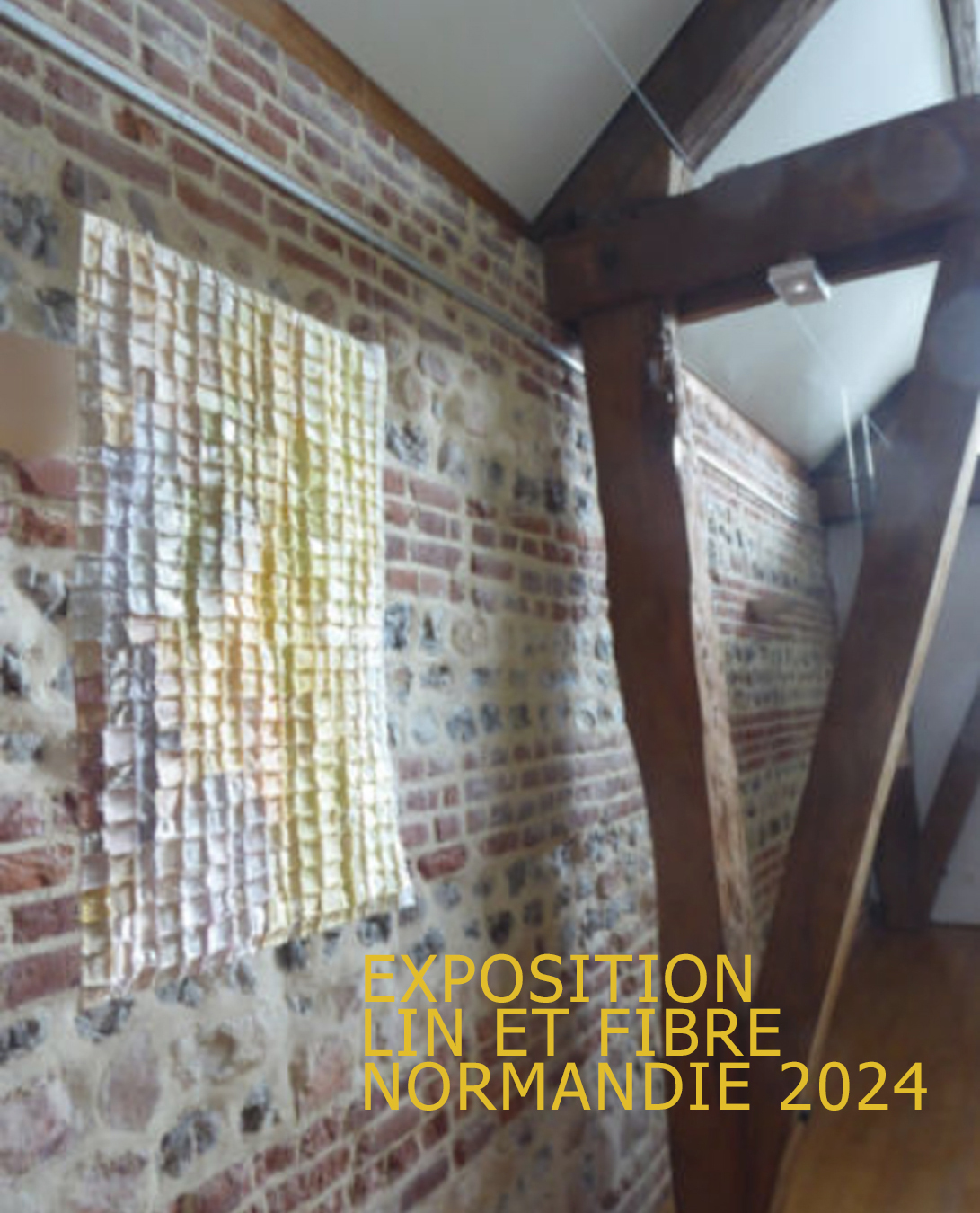 Sabine Cibert - Expositions Festival du lin et de la fibre - juillet 2024 Normandie